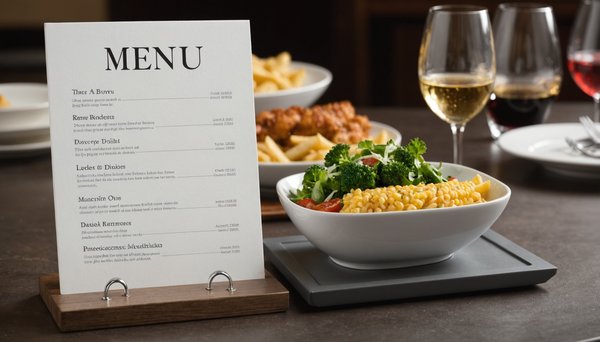 Porte menu personnalisé : l'art de sublimer vos plats